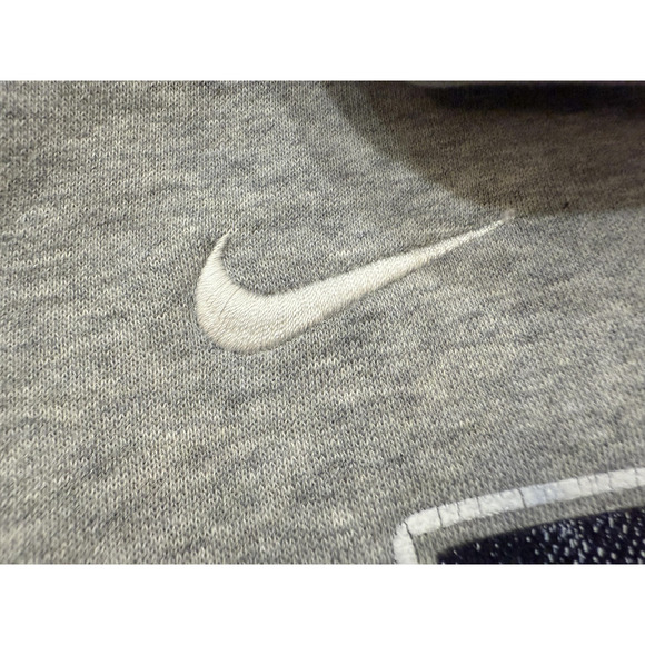 Nike Hoodie Mens Large Gray Pack Strong Paw Embroidered Soft Pullover Sweatshirt - Picture 3 of 8